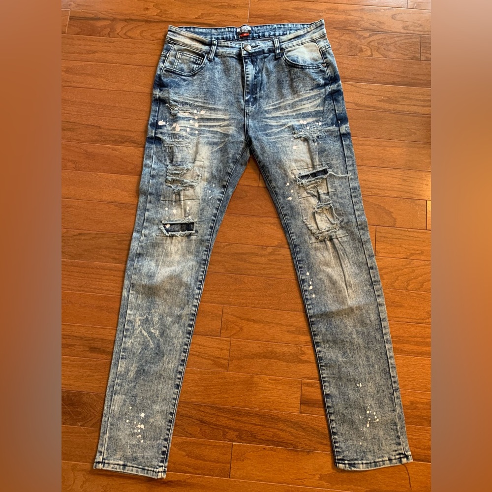 Men’s Rock Salt skinny jeans, 34W